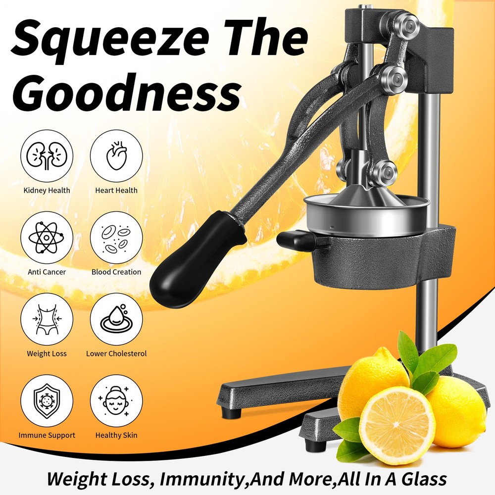 Commercial Manual Hand Press Orange Lemon Juicer Fruit Squeezer Press Machine