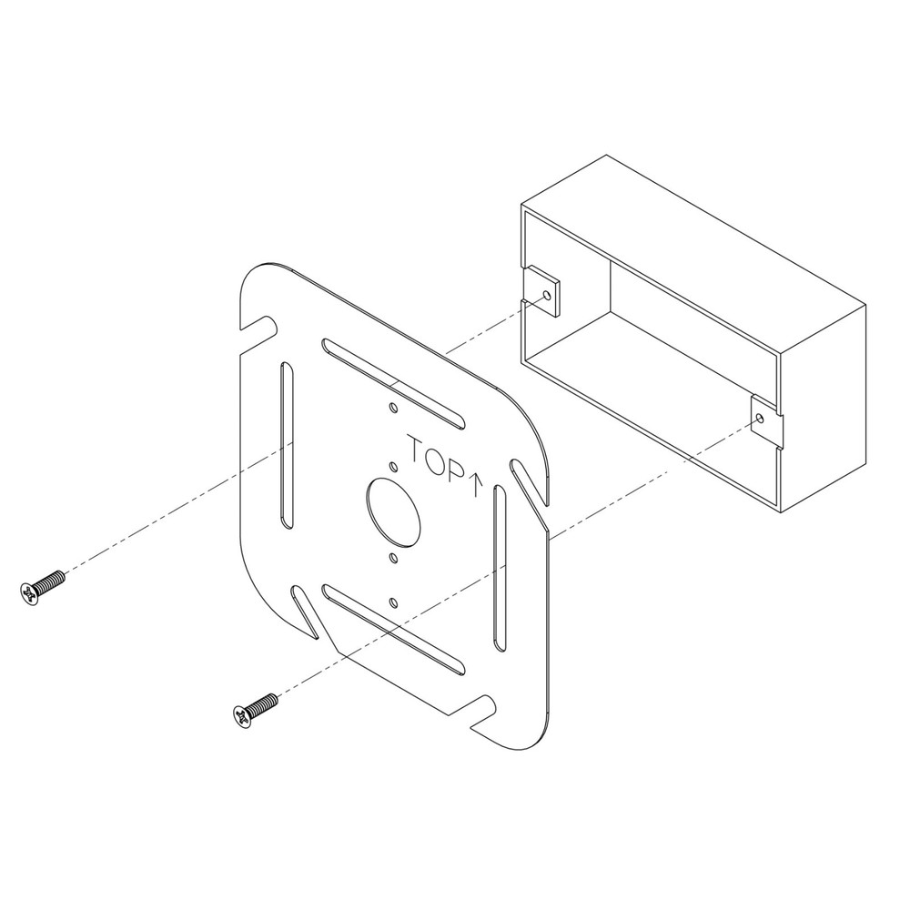 ecobee Wall Plate Junction Box Adapter