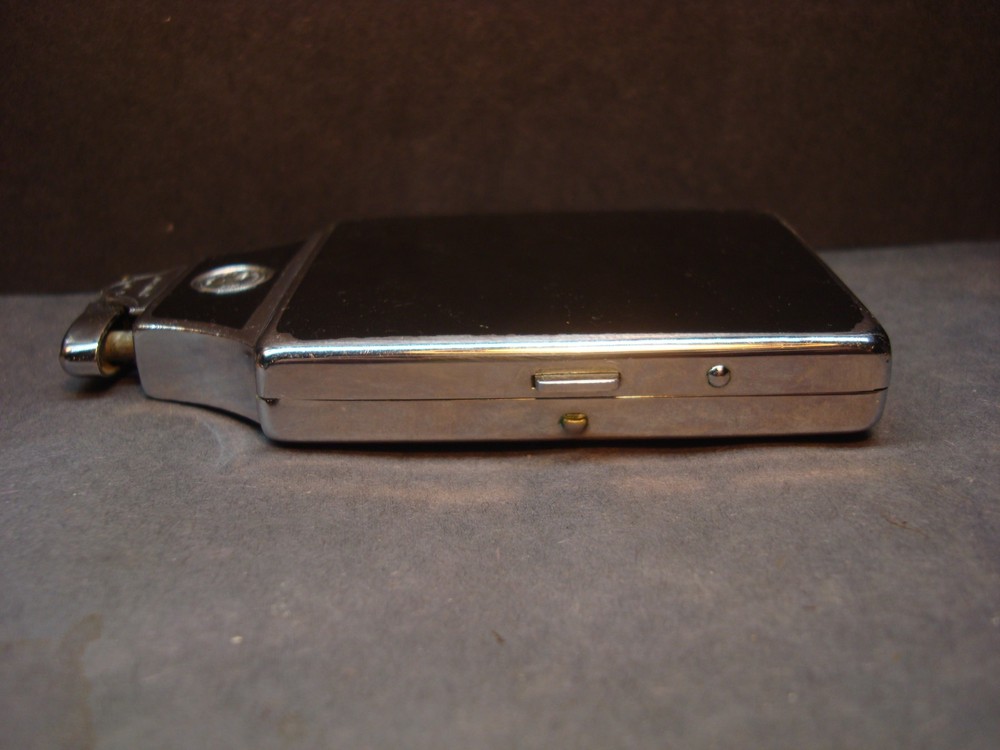 Vtg Ronson Cigarette Case Lighter-Tortoise Shell Enamel-Working-Never Lit
