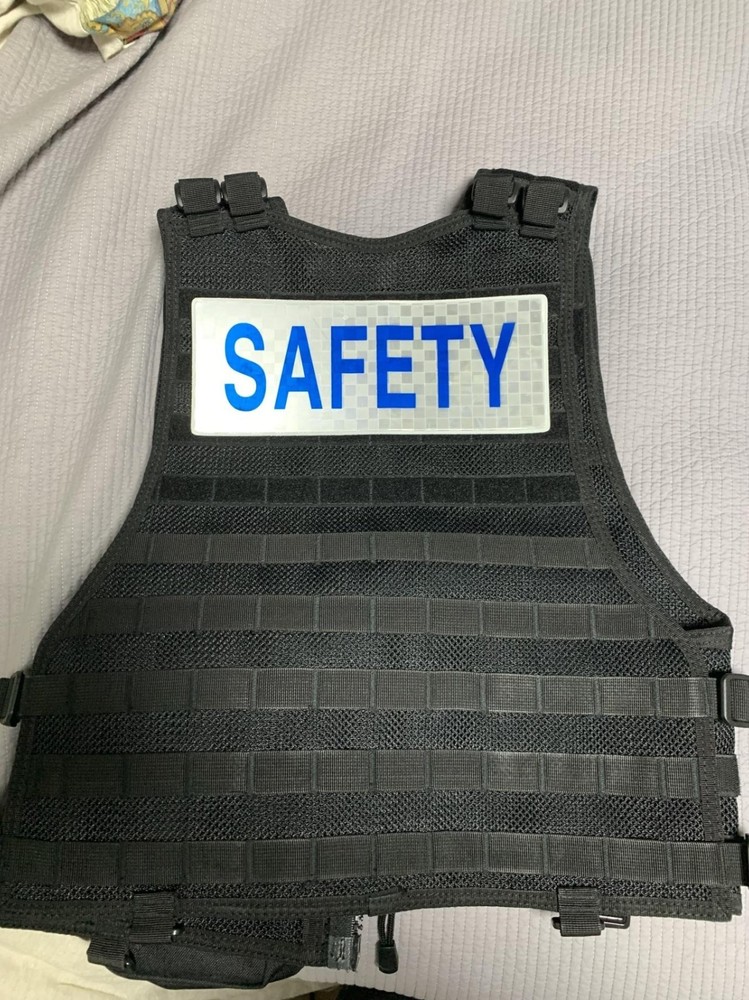SAFETY High Reflective Patch Hook Back Larege Size 270 x 110mm