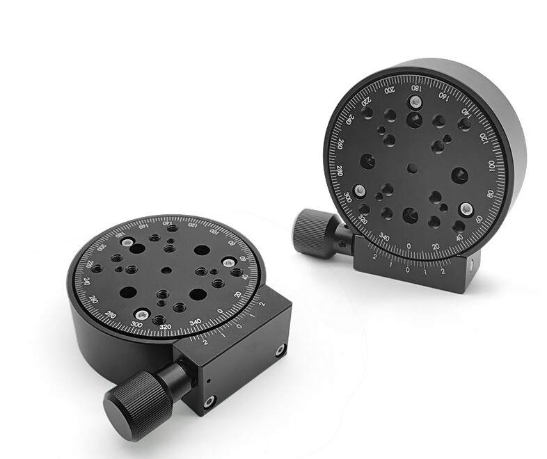 Manual Rotary Displacement Table Precision Table Angle Adjustment Rotary Table