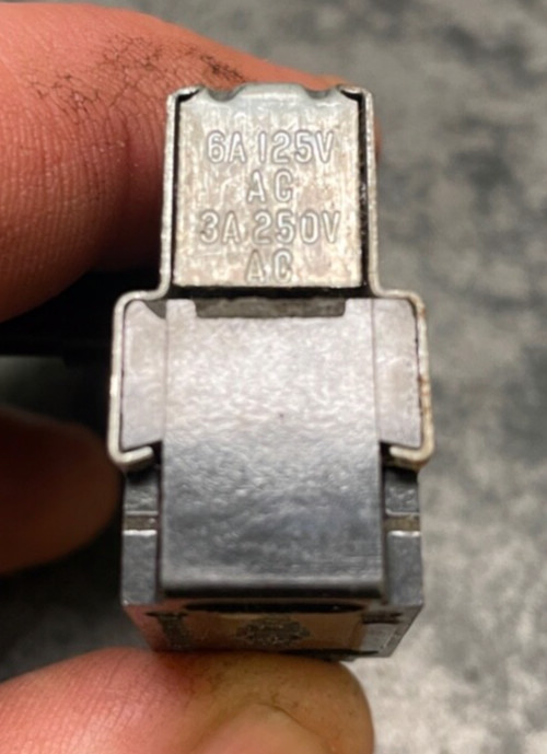 Replacement Drill Trigger Switch with lock 6a Black & Decker NO 1-pole contact