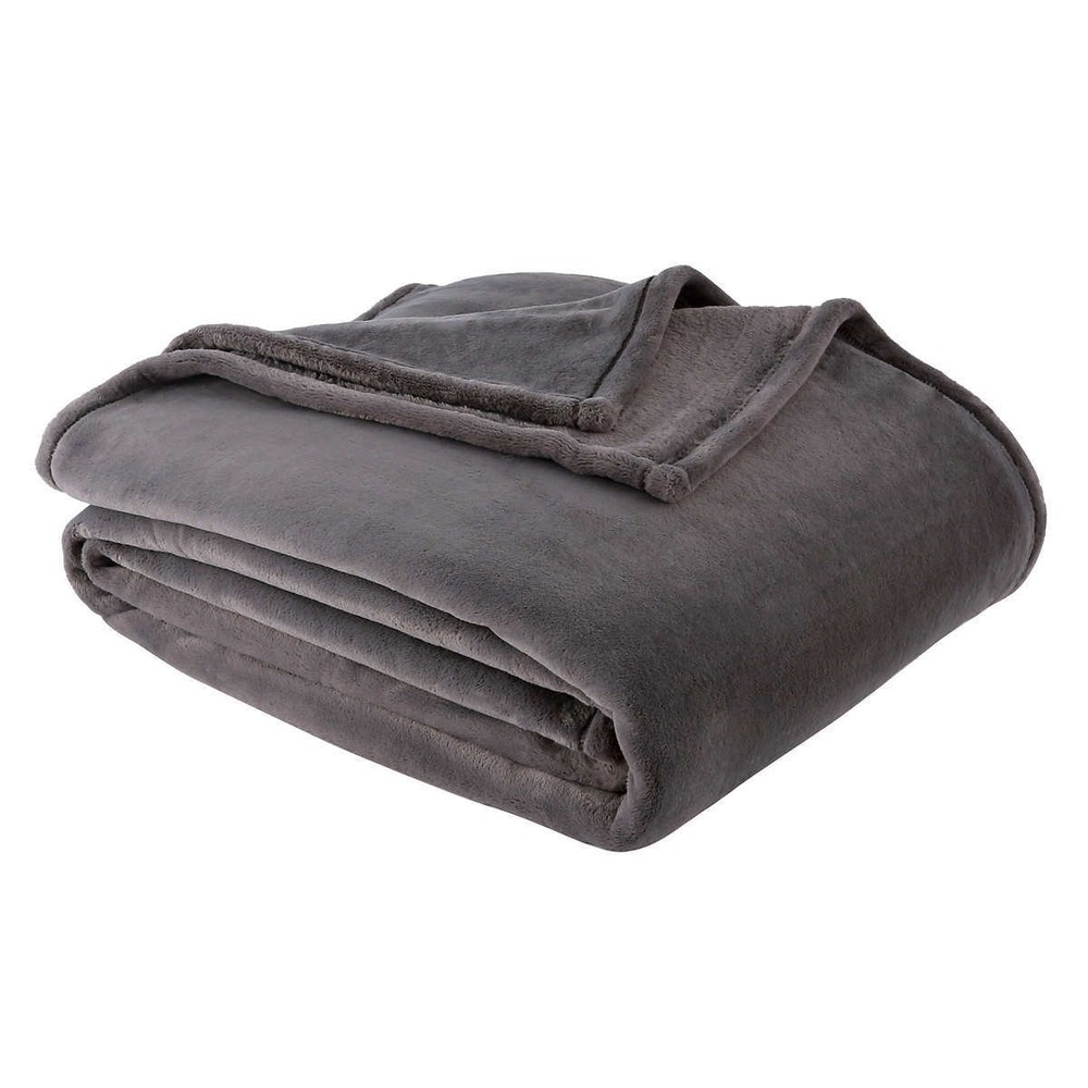 Berkshire Life, Plush Solid LuxeLoft Blanket (Choose Color + Size)
