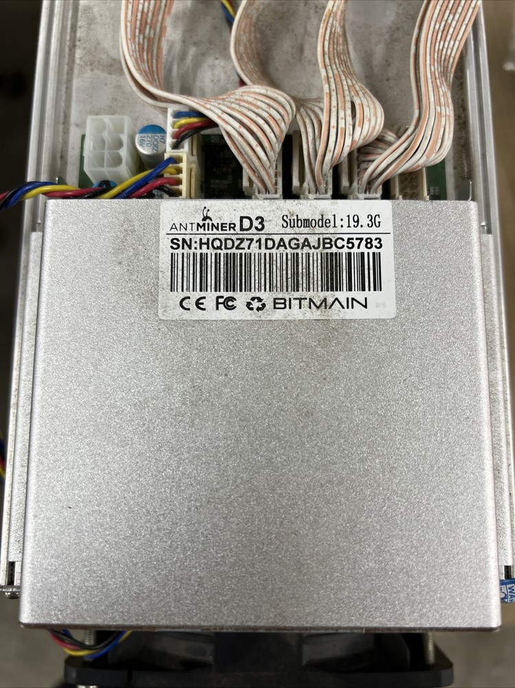 Bitmain Antminer D3 19.3Gh Mining X11 Algorithm DASH No PSU