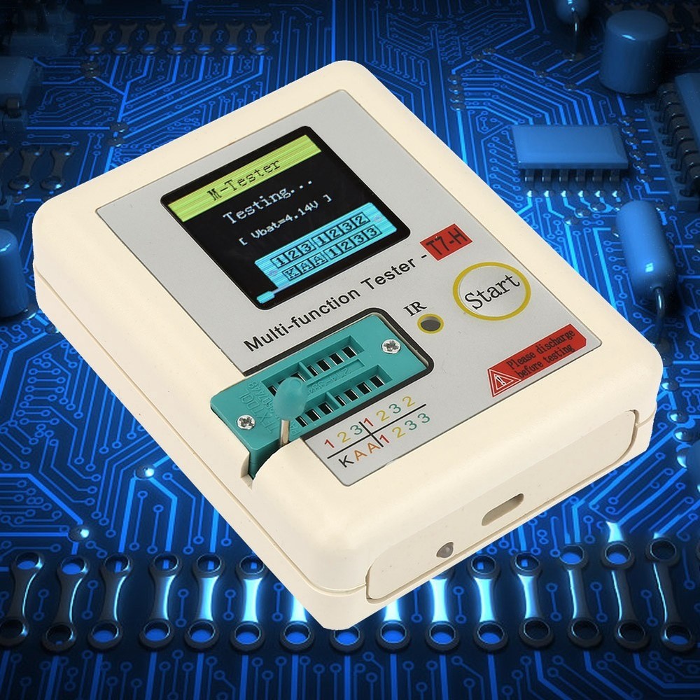 T7H TFT Transistor Tester Graphic Display Multifunction Test