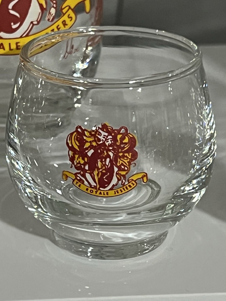 19 Assorted Bar Glasses Drinkware Ye Royale Jesters Organization Comedy Barware