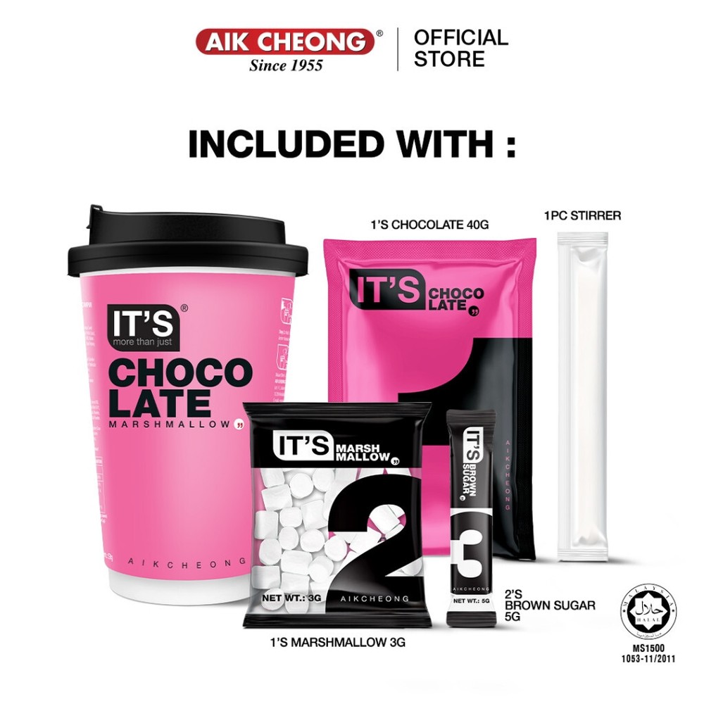 3X Aik Cheong It's Cup - Chocolate Marshmallow (53g)