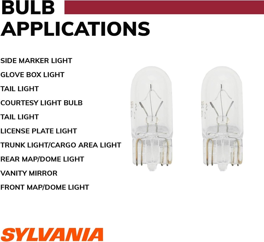 SYLVANIA - 194 Long Life Miniature - Bulb, Ideal for Interior Lighting –...