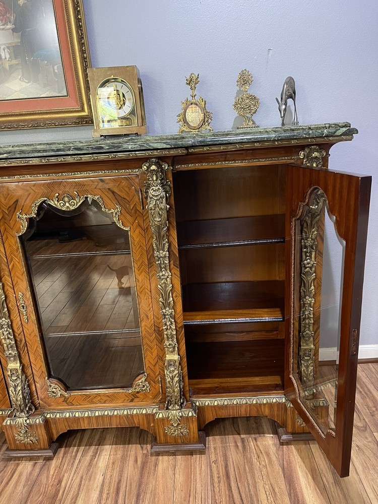 Beautiful, large Victorian style, Credenza, Display Sideboard