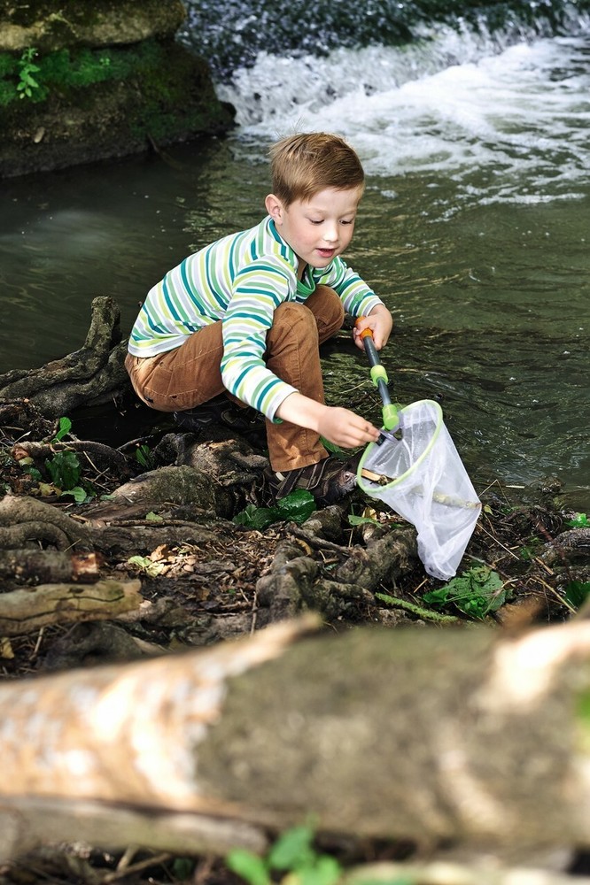 HABA Terra Kids - Scoop Net with Sturdy Adjustable Handle