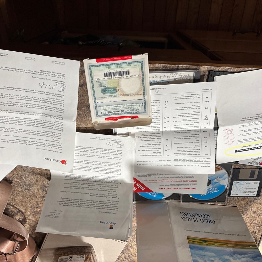 Great Plains Accounting Books & DISC Etc