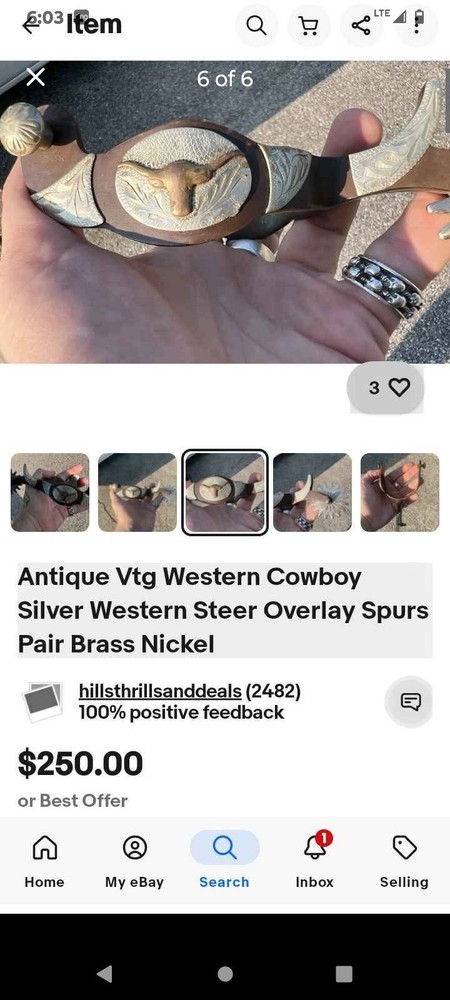 Vintage Cowboy Spur