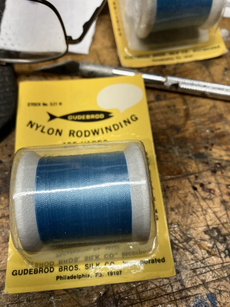 Gudebrod thread size A Lite Blue 6 Pack Color No. 230
