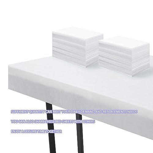 50 Pack Disposable Bed Sheets for Salon Massage Spa Table Cover