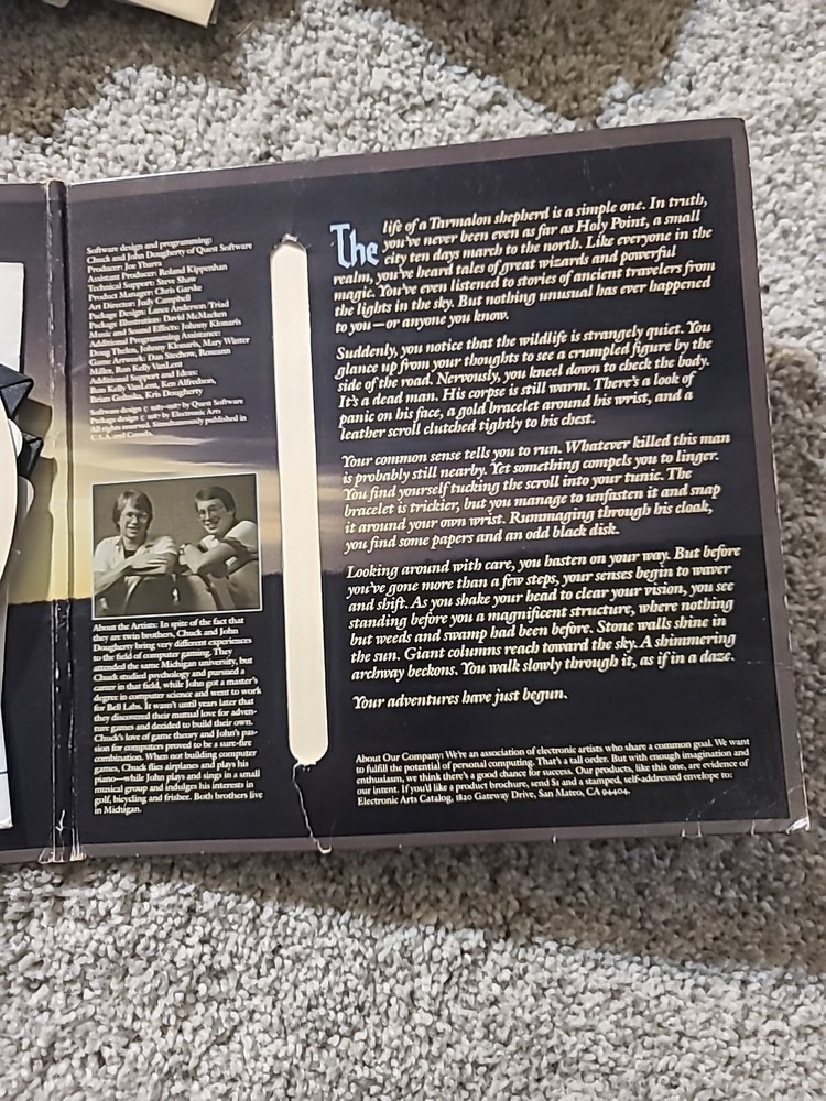 Legacy of the Ancients (EA) – Fold‑Out Folder, Disk, Code Wheel, Manual,...