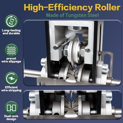 Manual Wire Stripping Machine - Copper Wire Peeler, Drill Powered Tool for Recyc