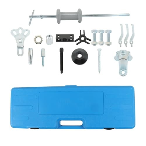 9-Way Slide Hammer Puller Kit - Auto Wrench Adapter for Axle Bearings,