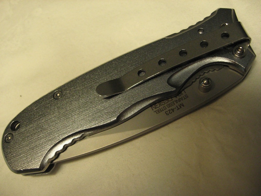 MTech MT423 tactical folding 4.5" pocket knife personalized engraved Kristopher