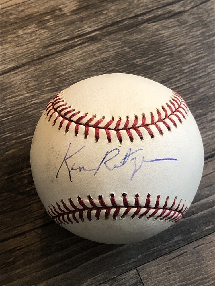 KEN RETZER SIGNED AUTOGRAPHED OFFICIAL MLB BASEBALL WASHINGTON SENATORS