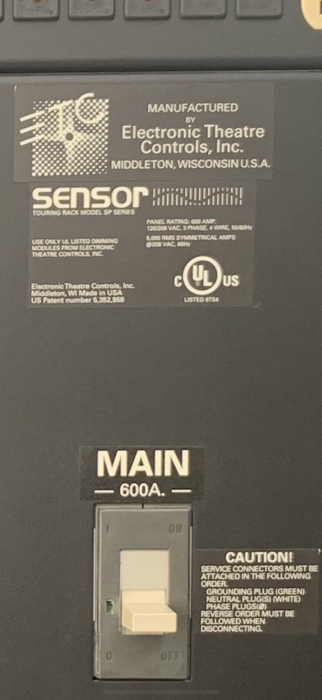 ETC 96 X 2.4K Sensor CEM Classic Dimmer Rack