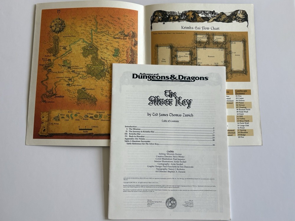 Advanced Dungeons and Dragons The Silver Key TSR 1996