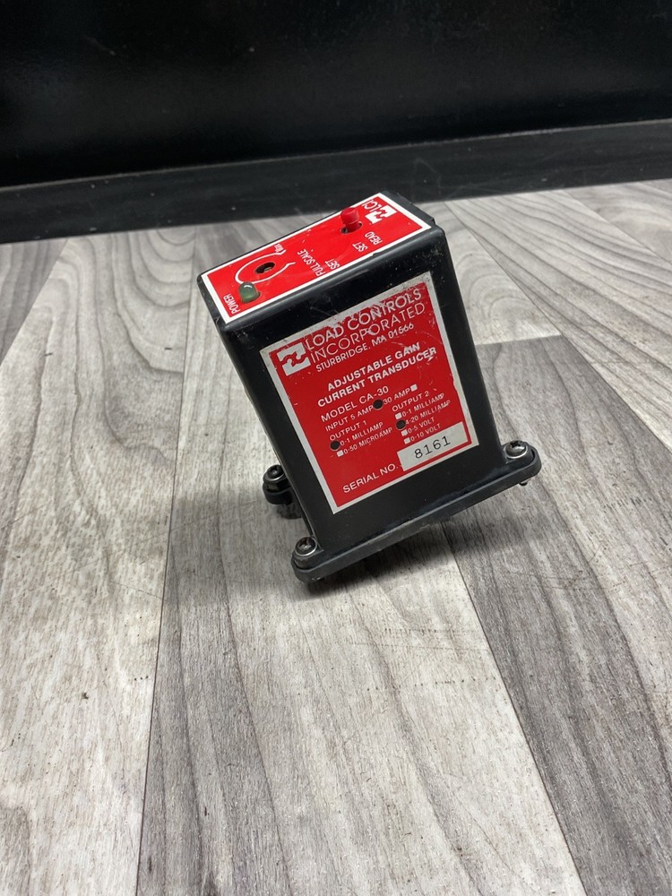 CA-30 LOAD CONTROLS ADJUSTABLE GAIN CURRENT TRANSDUCER #4002F146SI