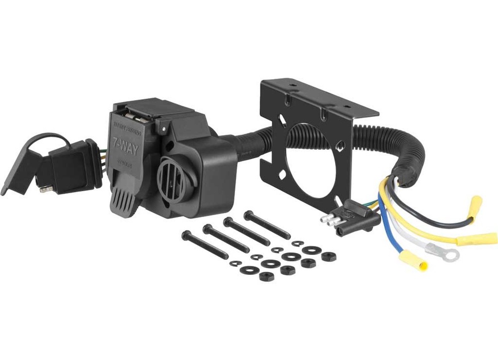 Curt 57102 Multi-Function Socket w/Backup Alarm Universal