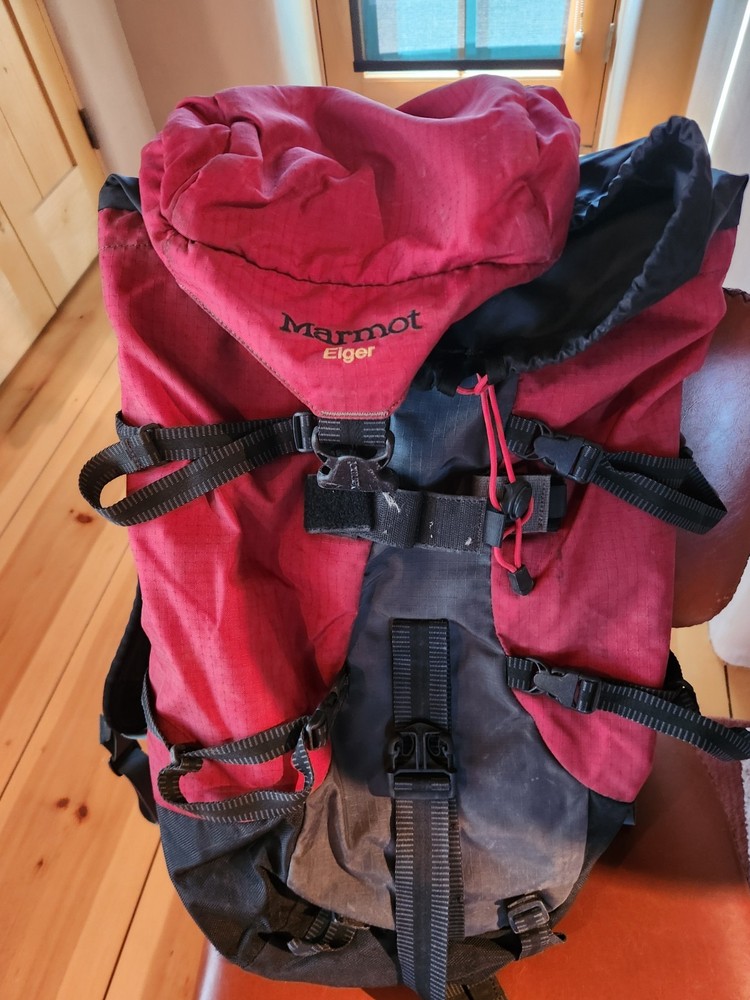 Marmot Eiger 48 Backpack, old model, red, men's medium