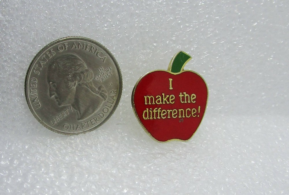 I Make The Difference Apple Pin