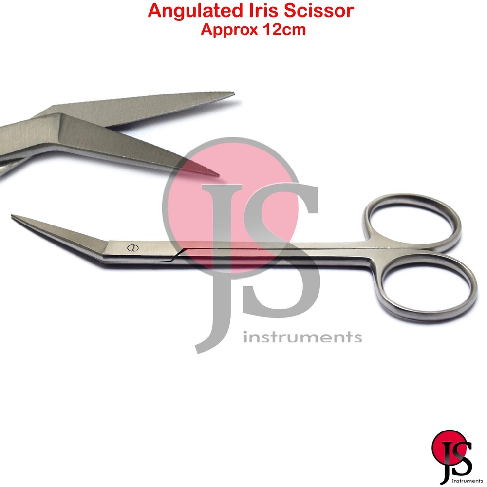 Iris Angular Gum Scissors Tissue Suture Dissecting Surgical Dental Ophthalmic