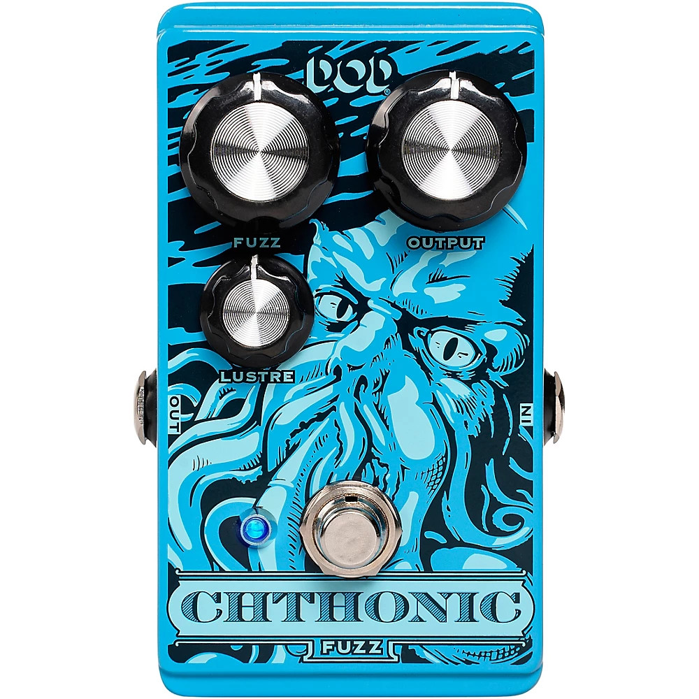 DOD Chthonic Fuzz Effects Pedal Bahama Blue