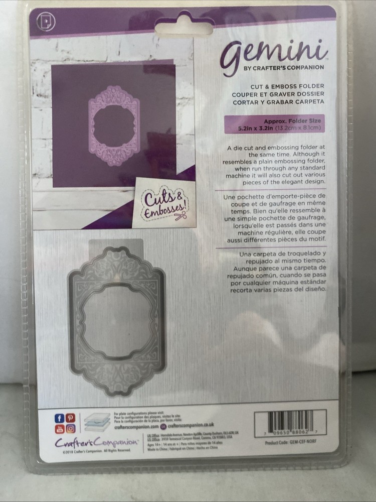 Gemini Frame Cut & Emboss Folders + Frame Accessories Cut and Emboss Folders