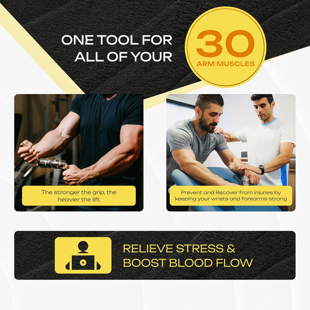 GRIPZILLA Tornado – the Absolute 3D Arm Builder | Upper Body Exercise Equipment