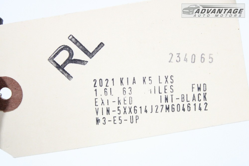 2021 KIA K5 SEDAN REAR LEFT SIDE BLIND SPOT RADAR SENSOR MODULE BRACKET OEM
