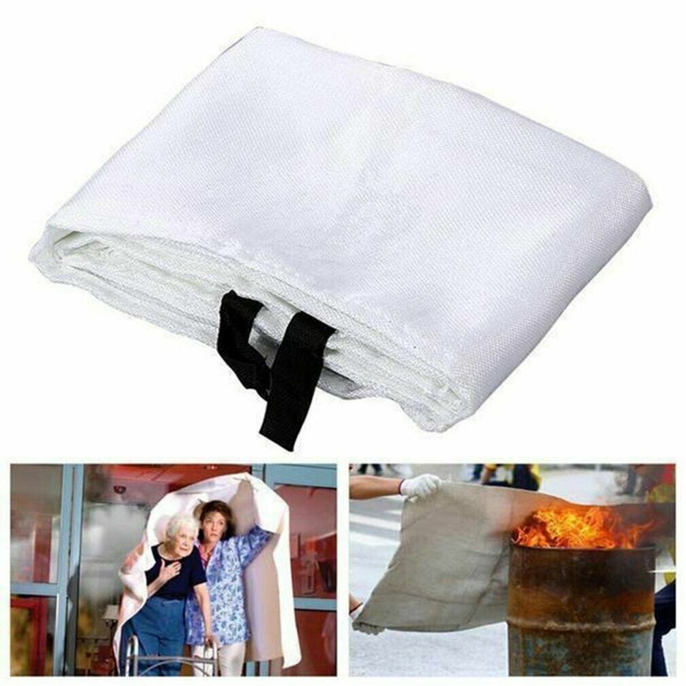 Large Fire Blanket Fireproof For Home Kitchen Office Caravan Emergency Safety1m²