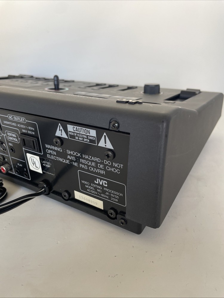 JVC JX-SV55 video editing Processor RCA Connectivity