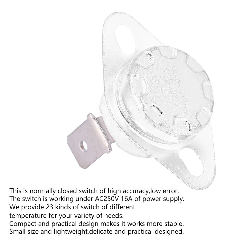 95℃ KSD302 Switch Temperature Control Thermostat Thermal Switch 250V16A