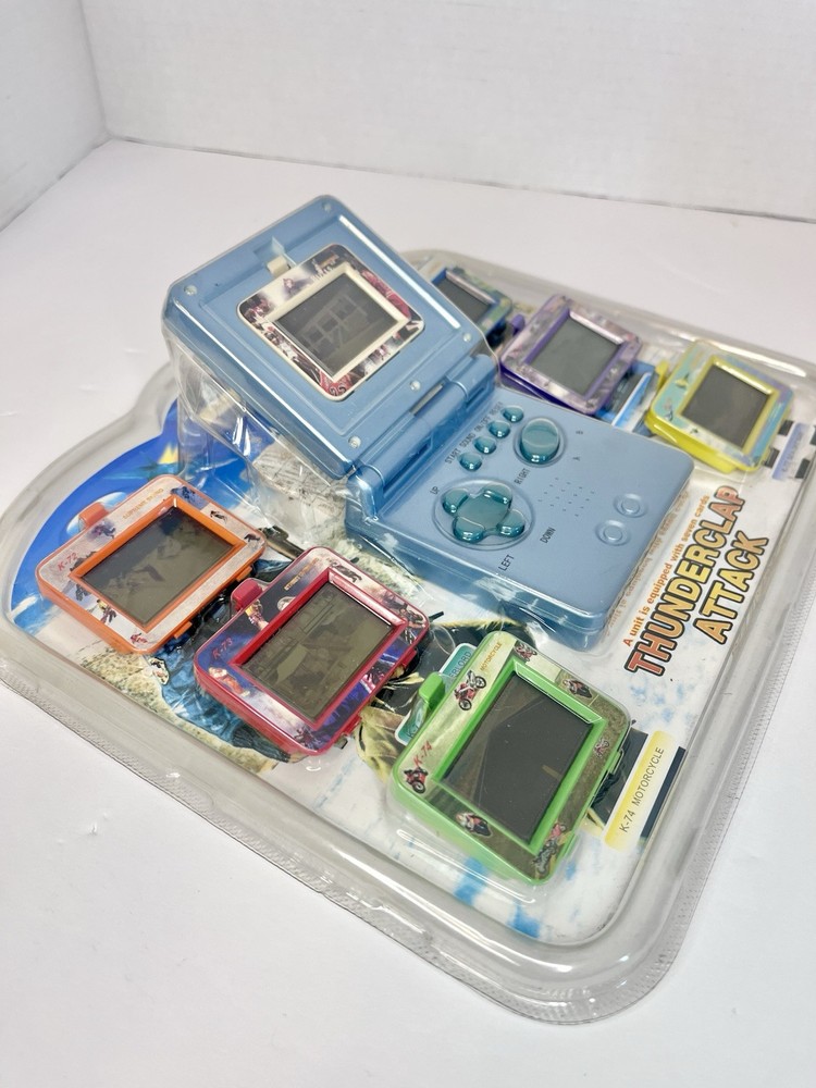 Thunderclap Attack 7 In 1 Handheld Video Game Controller And Games - BLUE