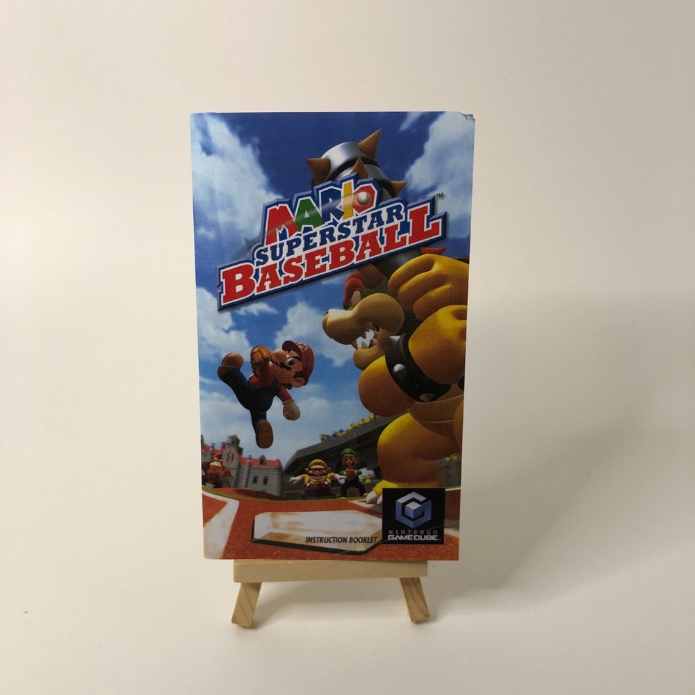 Replacement Manual for Mario Superstar Baseball Nintendo GameCube