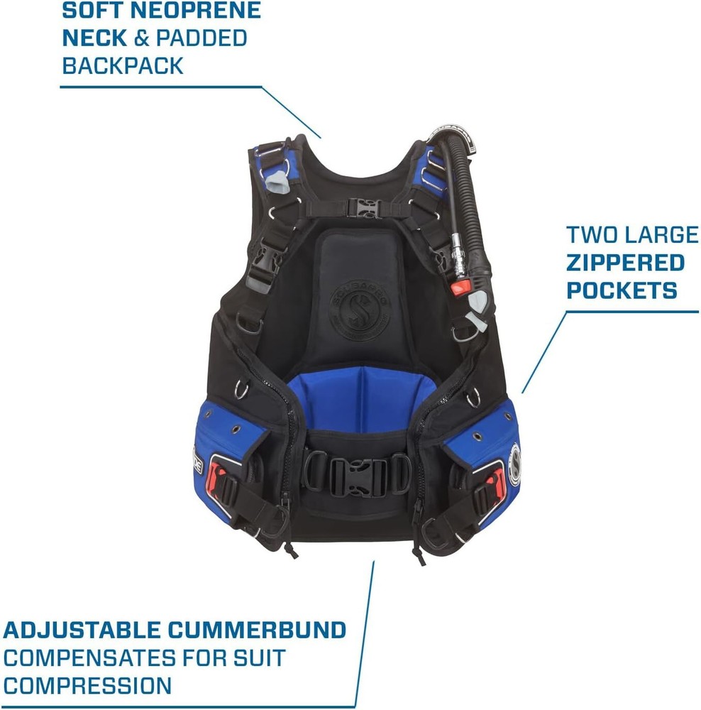 ScubaPro Glide with BPI BCD, Blue, XXL