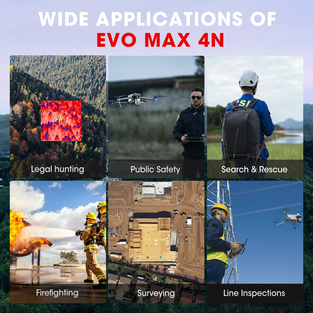 Autel EVO MAX 4N - Starlight Vision Wide-Angle Thermal Laser Rangefinder