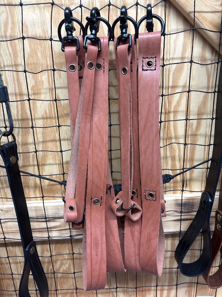 leather turkey tote. Hunting