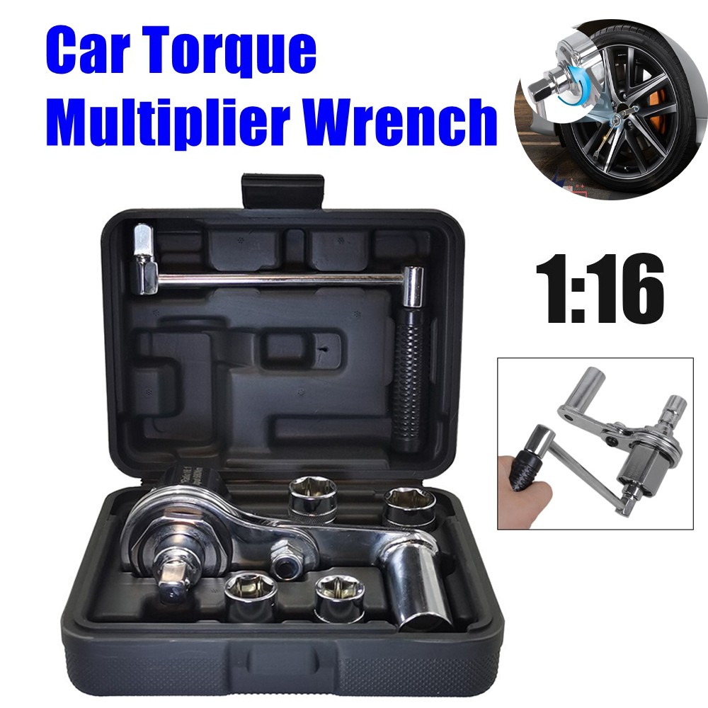 Car Torque Multiplier Wrench 1/2" Labor Saving Spanner Lug Nut Lugnuts Remover