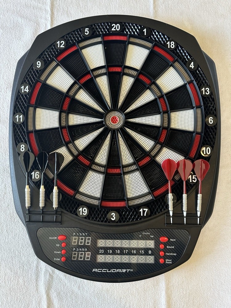 Meteor Electronic Dartboard - 35 Game Modes - 580 Game Variations - Advanced ...