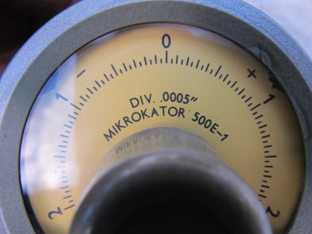 CEJ MIKROKATOR 500 E-1 Dial Indicator .0005" Precision Comparator