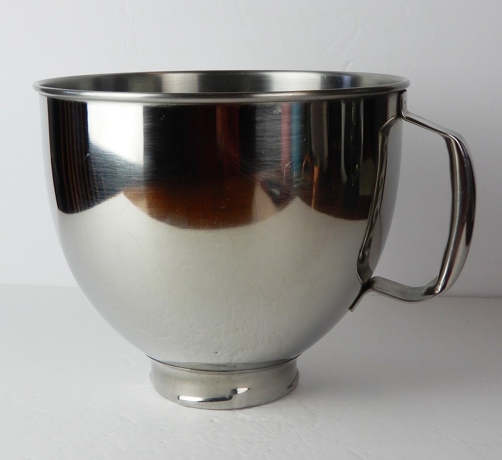 KitchenAid 5 Qt Replacement Stainless Steel Bowl With Handle KSM150