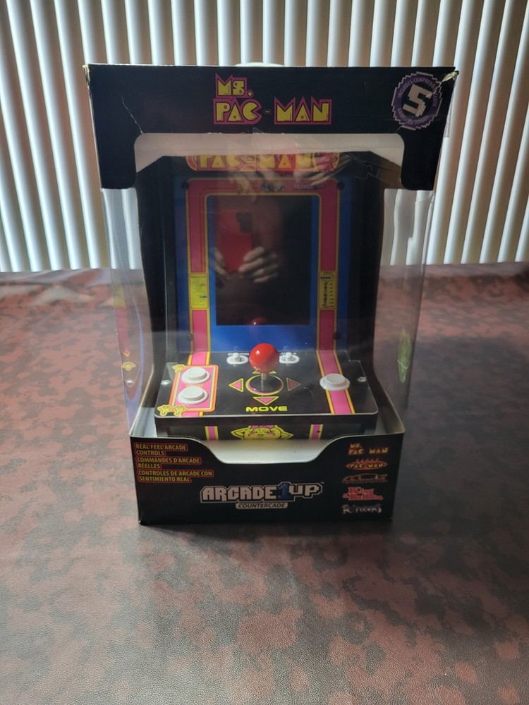 Arcade 1 Up Ms. Pacman Partycade Tabletop Arcade Machine 5 Games !!NICE!!