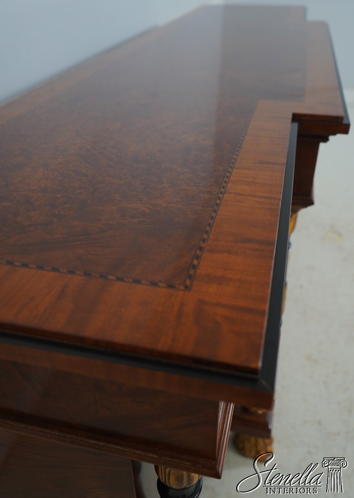 69488: FRANCESCO MOLON Italian Empire Walnut Sideboard