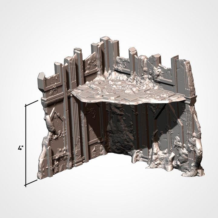 Infected Ruins GW 40K Terrain Set (10th Edition)