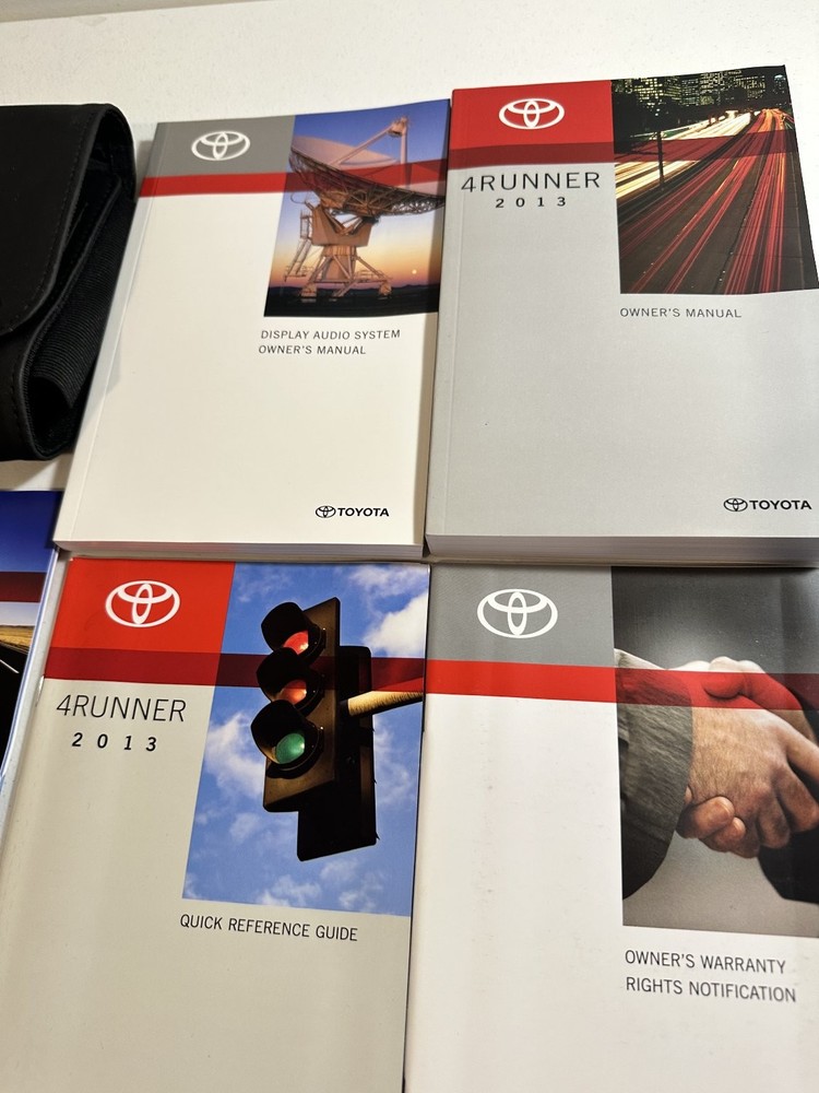 Toyota 4Runner 2013 Owner's Manuals Set